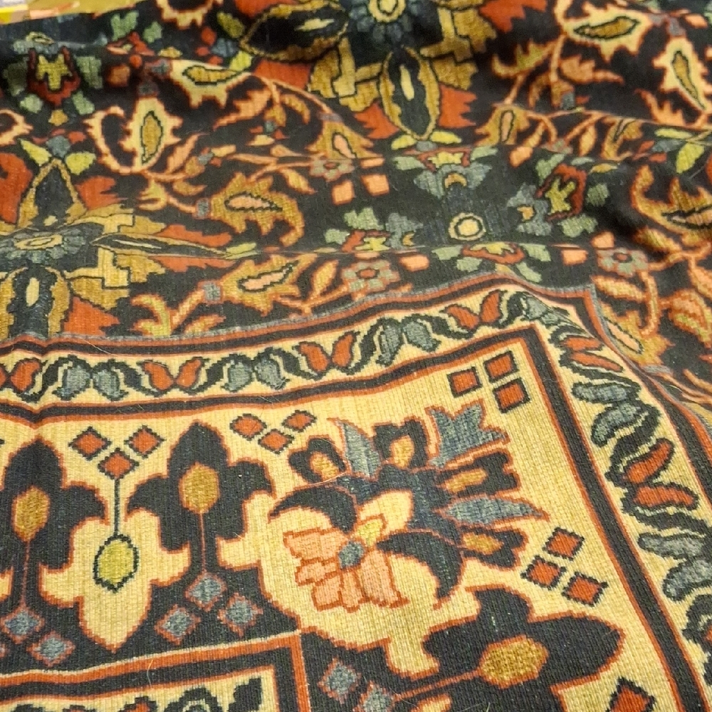 Ralph Lauren Orange, Black and Cream Patterned Duvet Cover